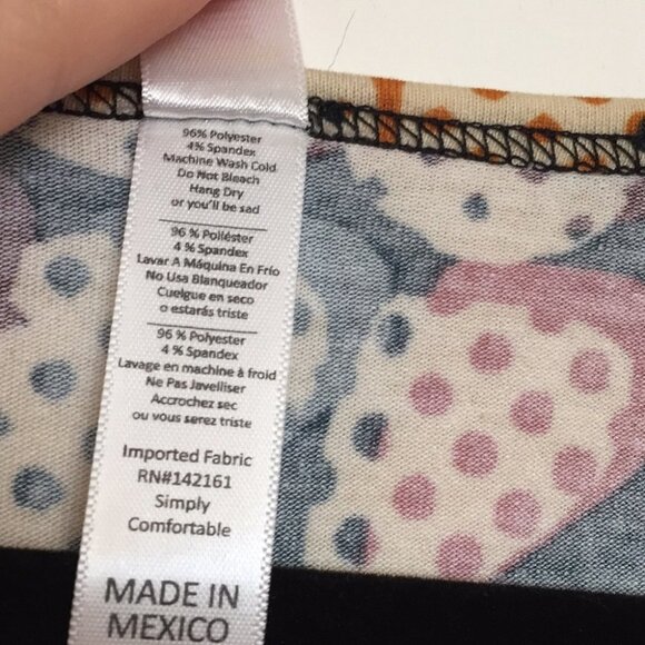 XS LuLaRoe Perfect Tee C04 14 - Picture 4 of 5